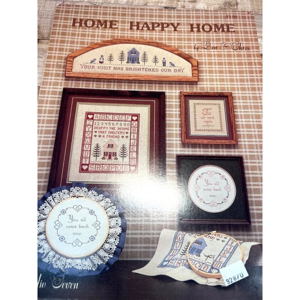 Home Happy Home Vintage Cross Stitch Pattern Collection